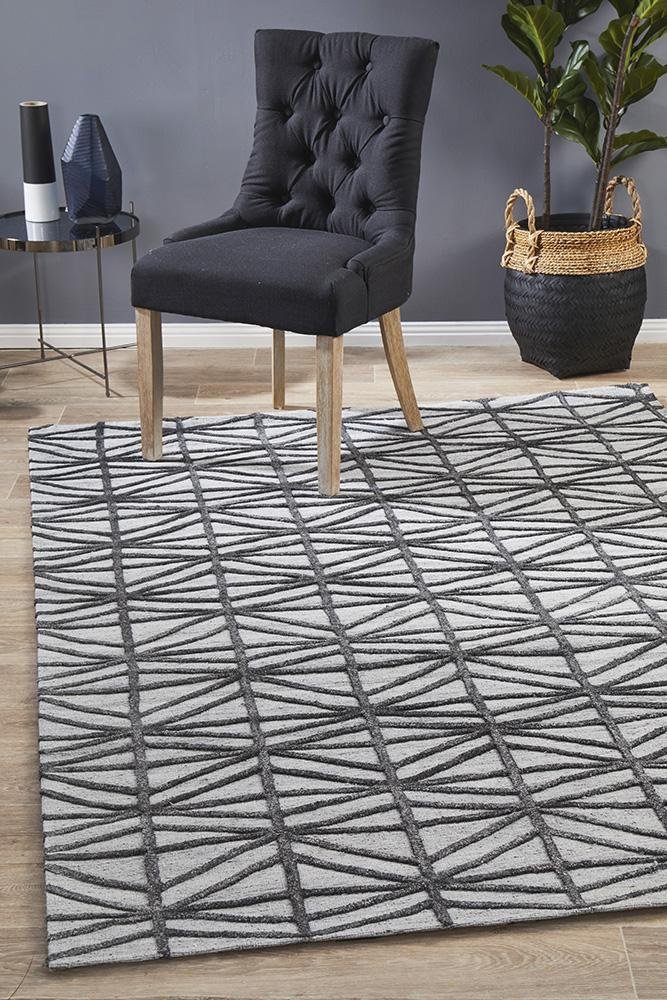 Winter Pewter Prestige Modern Rug - Floorsome - Modern - VIS - 5053 - PEW - 225X155 - Modern