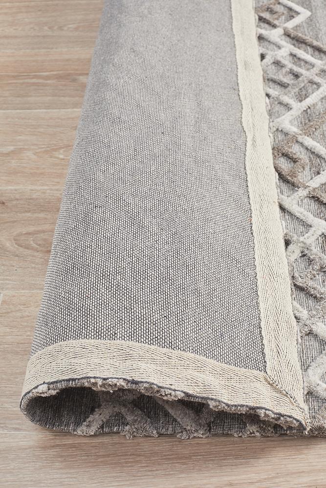 Winter Silver Stream Modern Rug - Floorsome - Modern - VIS - 5054 - SIL - 225X155 - Modern