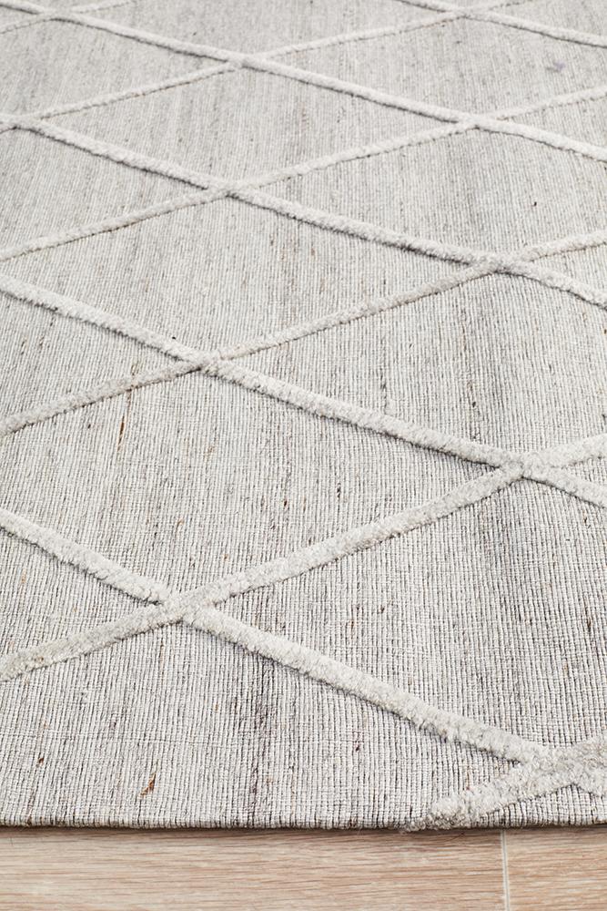 Winter Silver Styles Modern Rug - Floorsome - Modern - VIS - 5051 - SIL - 225X155 - Modern