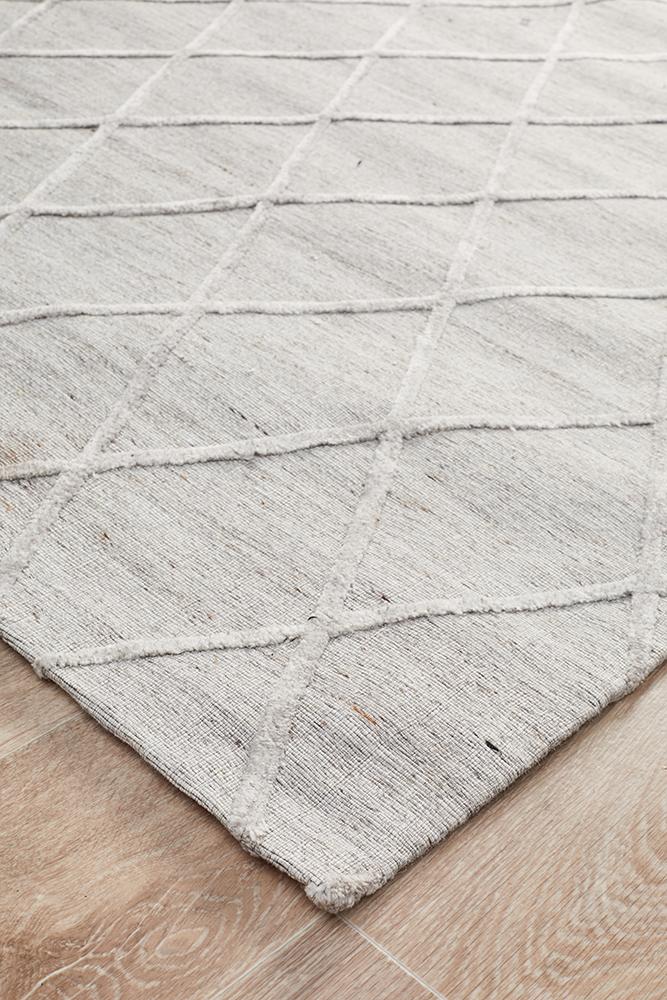 Winter Silver Styles Modern Rug - Floorsome - Modern - VIS - 5051 - SIL - 225X155 - Modern