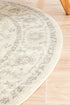 Winter White Transitional Round Rug - Floorsome - Modern