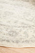 Winter White Transitional Round Rug - Floorsome - Modern - EVO - 261 - WHI - 150X150 - Modern