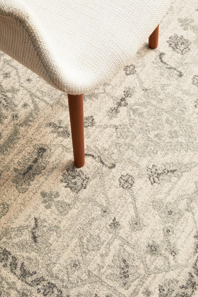 Winter White Transitional Rug - Floorsome - Modern - EVO - 261 - WHI - 230X160 - Modern