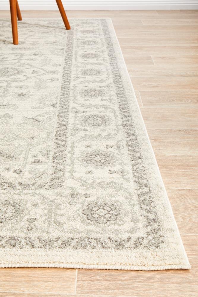 Winter White Transitional Rug - Floorsome - Modern - EVO - 261 - WHI - 230X160 - Modern