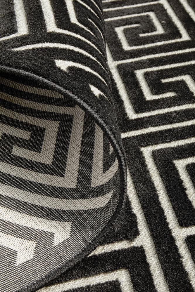 York Alice Black & Gold Rug - Floorsome - YORK COLLECTION - YRK - ALIC - GLD - 230X160 - YORK COLLECTION