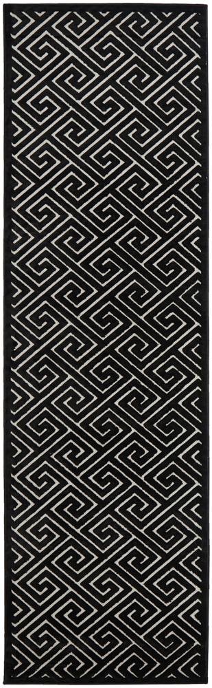 York Alice Black & Gold Rug - Floorsome - YORK COLLECTION - YRK - ALIC - GLD - 300X80 - YORK COLLECTION