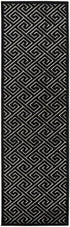 York Alice Black & Gold Rug - Floorsome - YORK COLLECTION - YRK - ALIC - GLD - 300X80 - YORK COLLECTION