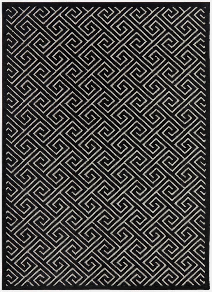 York Alice Black & Gold Rug - Floorsome - YORK COLLECTION - YRK - ALIC - GLD - 230X160 - YORK COLLECTION