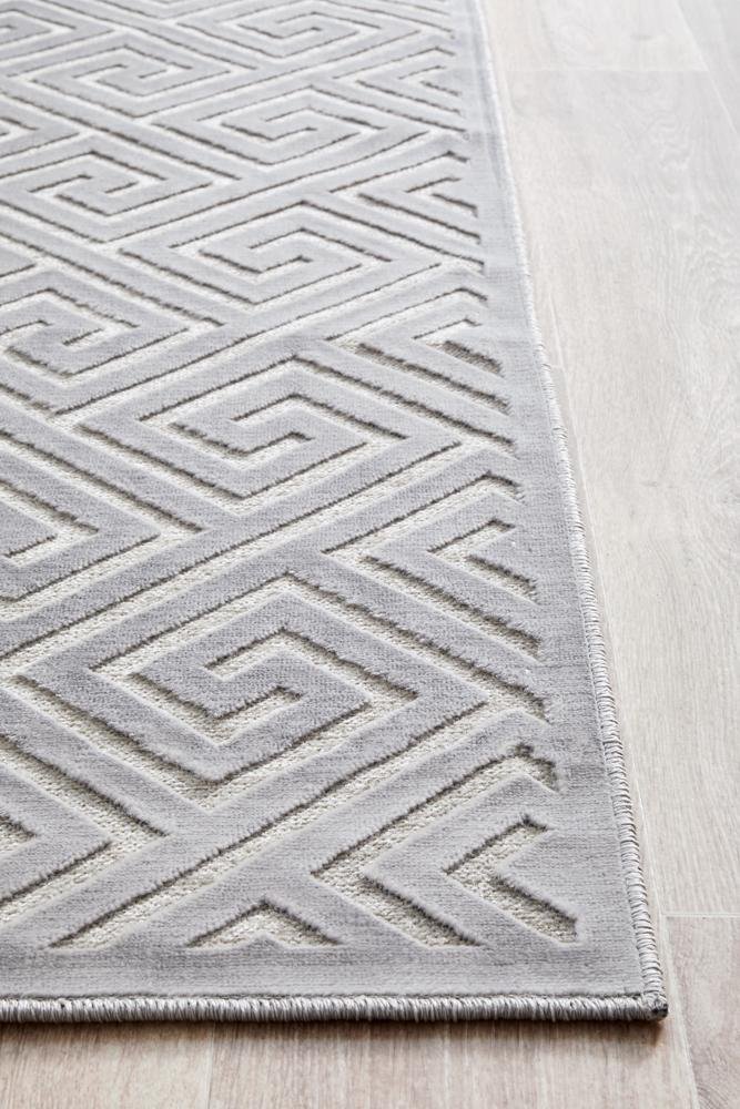York Alice Silver Runner Rug - Floorsome - YORK COLLECTION - YRK - ALIC - SIL - 300X80 - YORK COLLECTION