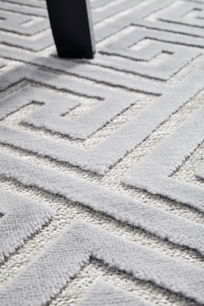 York Alice Silver Runner Rug - Floorsome - YORK COLLECTION - YRK - ALIC - SIL - 300X80 - YORK COLLECTION