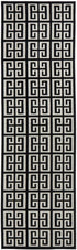 York Brenda Black & Gold Rug - Floorsome - YORK COLLECTION - YRK - BREN - GLD - 300X80 - YORK COLLECTION