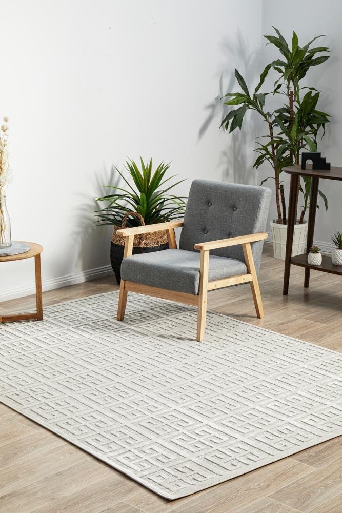 York Brenda Natural White Rug - Floorsome - YORK COLLECTION - YRK - BREN - WHT - 230X160 - YORK COLLECTION