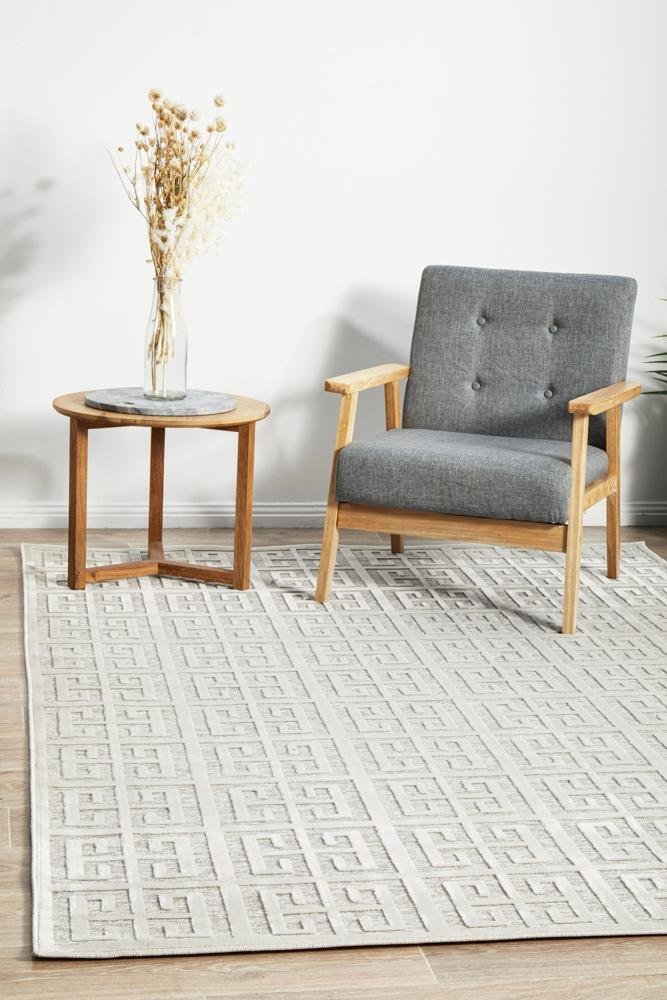 York Brenda Natural White Rug - Floorsome - YORK COLLECTION - YRK - BREN - WHT - 230X160 - YORK COLLECTION