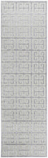 York Brenda Silver Runner Rug - Floorsome - YORK COLLECTION - YRK - BREN - SIL - 300X80 - YORK COLLECTION