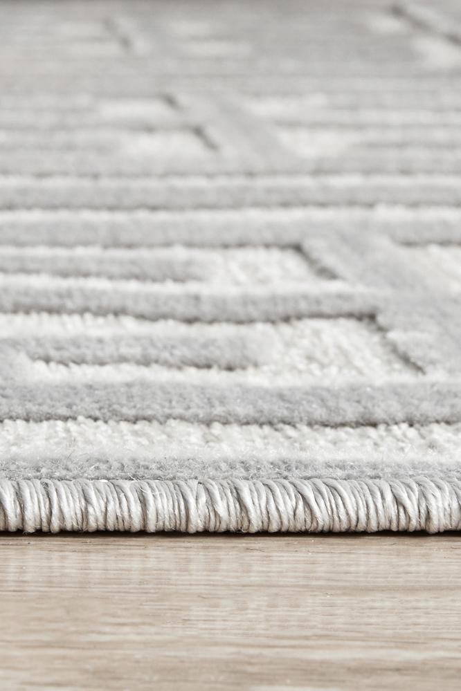 York Brenda Silver Runner Rug - Floorsome - YORK COLLECTION - YRK - BREN - SIL - 300X80 - YORK COLLECTION