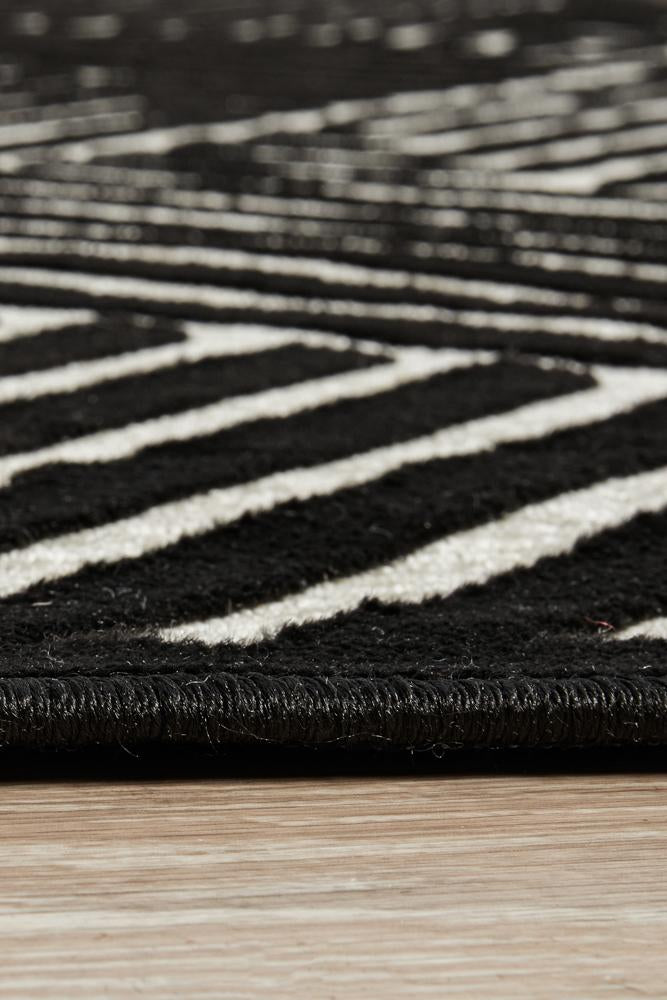 York Cindy Black & Gold Rug - Floorsome - YORK COLLECTION - YRK - CIND - GLD - 230X160 - YORK COLLECTION