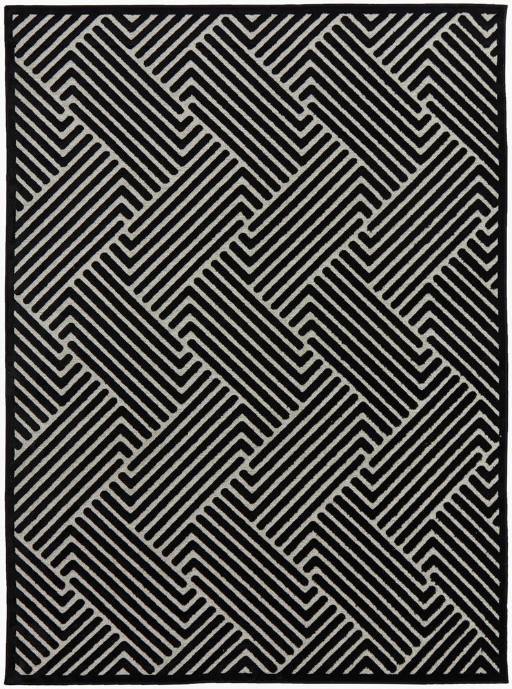 York Cindy Black & Gold Rug - Floorsome - YORK COLLECTION - YRK - CIND - GLD - 230X160 - YORK COLLECTION