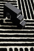 York Cindy Black & Gold Runner Rug - Floorsome - YORK COLLECTION - YRK - CIND - GLD - 300X80 - YORK COLLECTION
