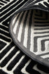 York Cindy Black & Gold Runner Rug - Floorsome - YORK COLLECTION - YRK - CIND - GLD - 300X80 - YORK COLLECTION