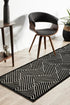 York Cindy Black & Gold Runner Rug - Floorsome - YORK COLLECTION - YRK - CIND - GLD - 300X80 - YORK COLLECTION