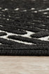 York Cindy Black & Gold Runner Rug - Floorsome - YORK COLLECTION - YRK - CIND - GLD - 300X80 - YORK COLLECTION