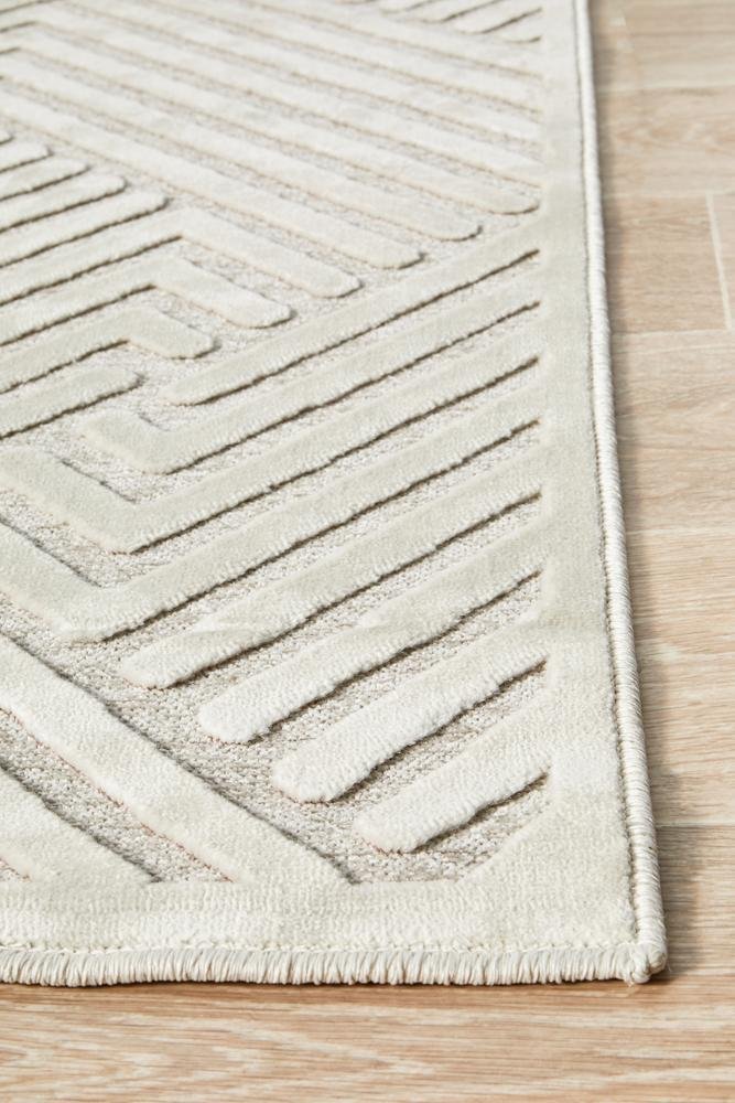 York Cindy Natural White Rug - Floorsome - YORK COLLECTION - YRK - CIND - WHT - 230X160 - YORK COLLECTION