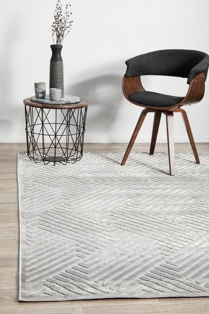 York Cindy Silver Rug - Floorsome - YORK COLLECTION - YRK - CIND - SIL - 230X160 - YORK COLLECTION