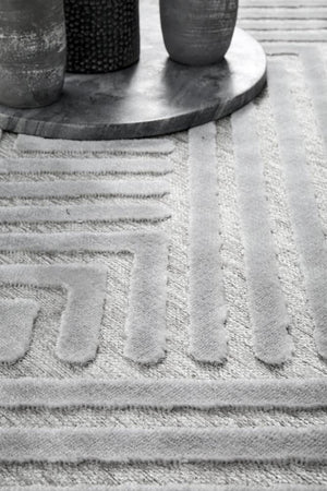 York Cindy Silver Rug - Floorsome - YORK COLLECTION