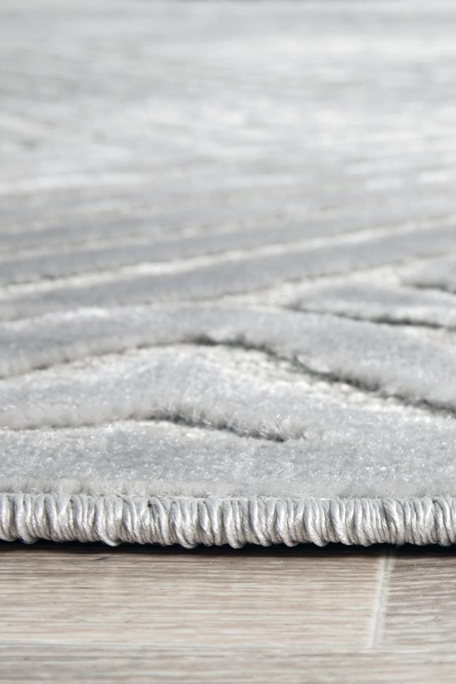 York Cindy Silver Rug - Floorsome - YORK COLLECTION - YRK - CIND - SIL - 230X160 - YORK COLLECTION