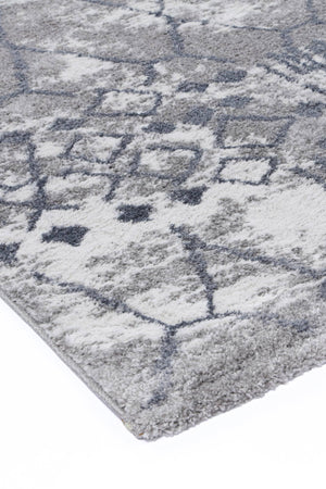 Yuzil Blue Abstract Rug - Floorsome - Rug