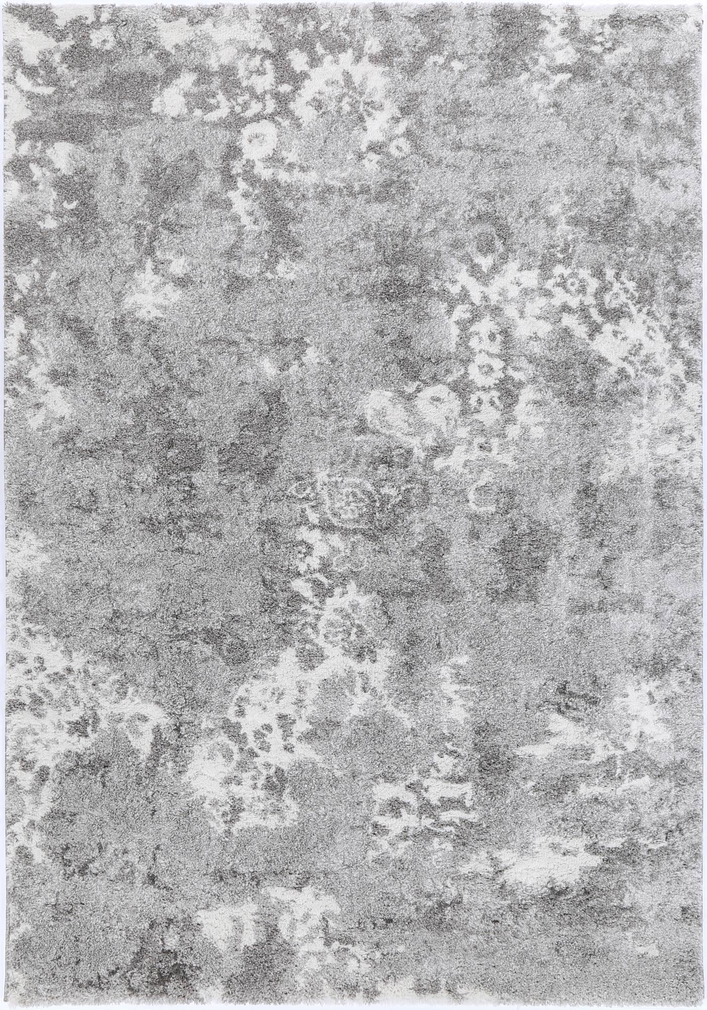 Yuzil Grey Transitional Floral Rug - Floorsome - Rug - CENT12015 - Rug