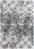 Yuzil Grey White Lattice Rug - Floorsome - Rug - CENT12010 - Rug