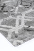 Yuzil Grey White Lattice Rug - Floorsome - Rug - CENT12010 - Rug