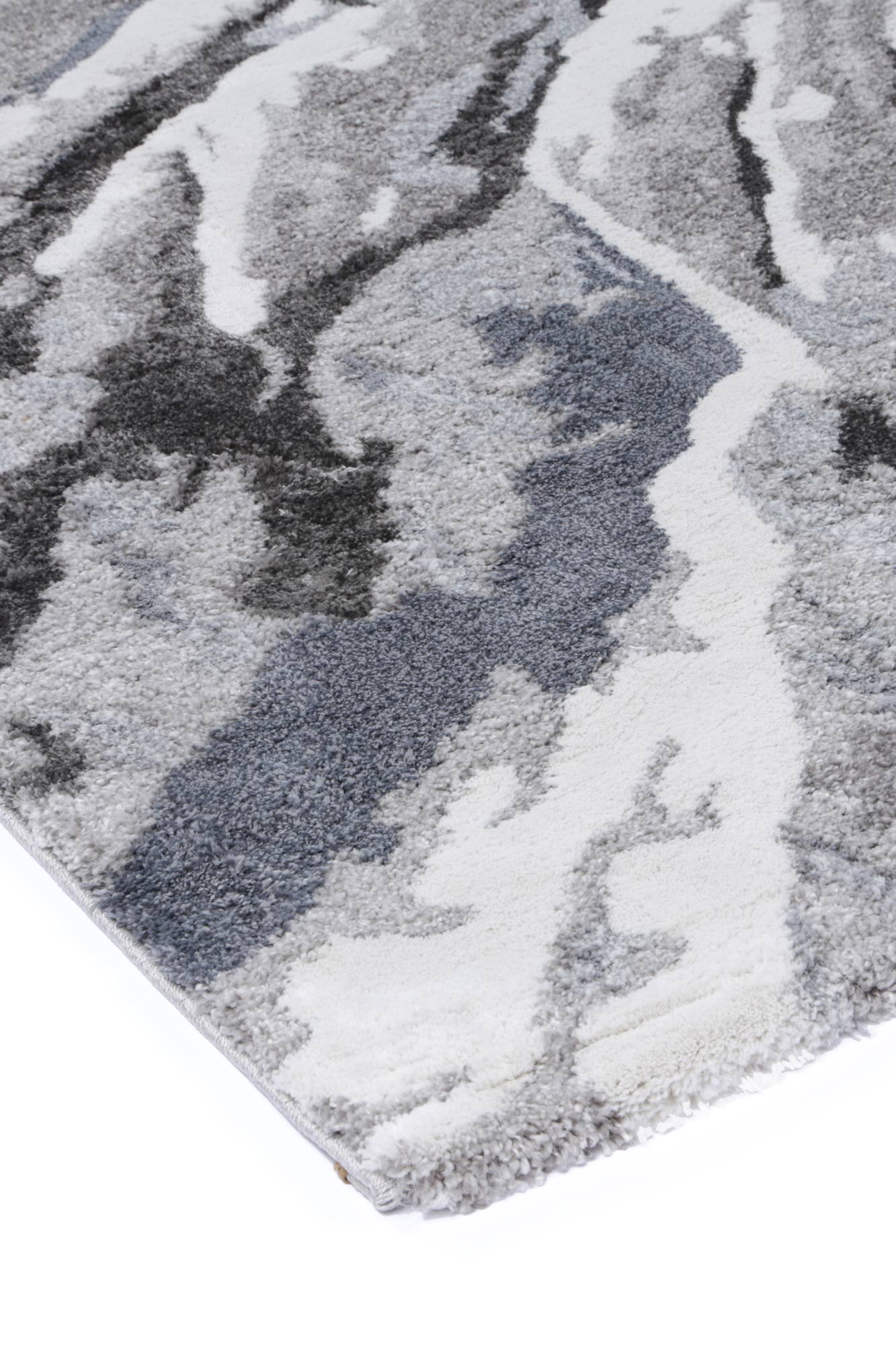 Yuzil Multi Abstract Wave Rug - Floorsome - Rug - CENT12004 - Rug