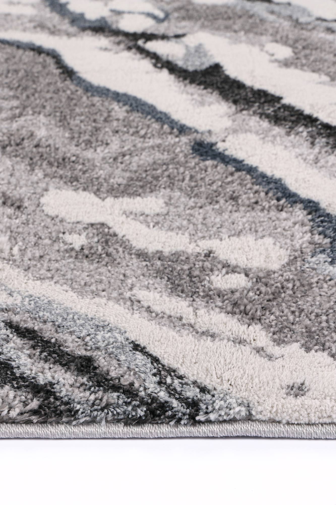 Yuzil Multi Abstract Wave Rug - Floorsome - Rug - CENT12004 - Rug