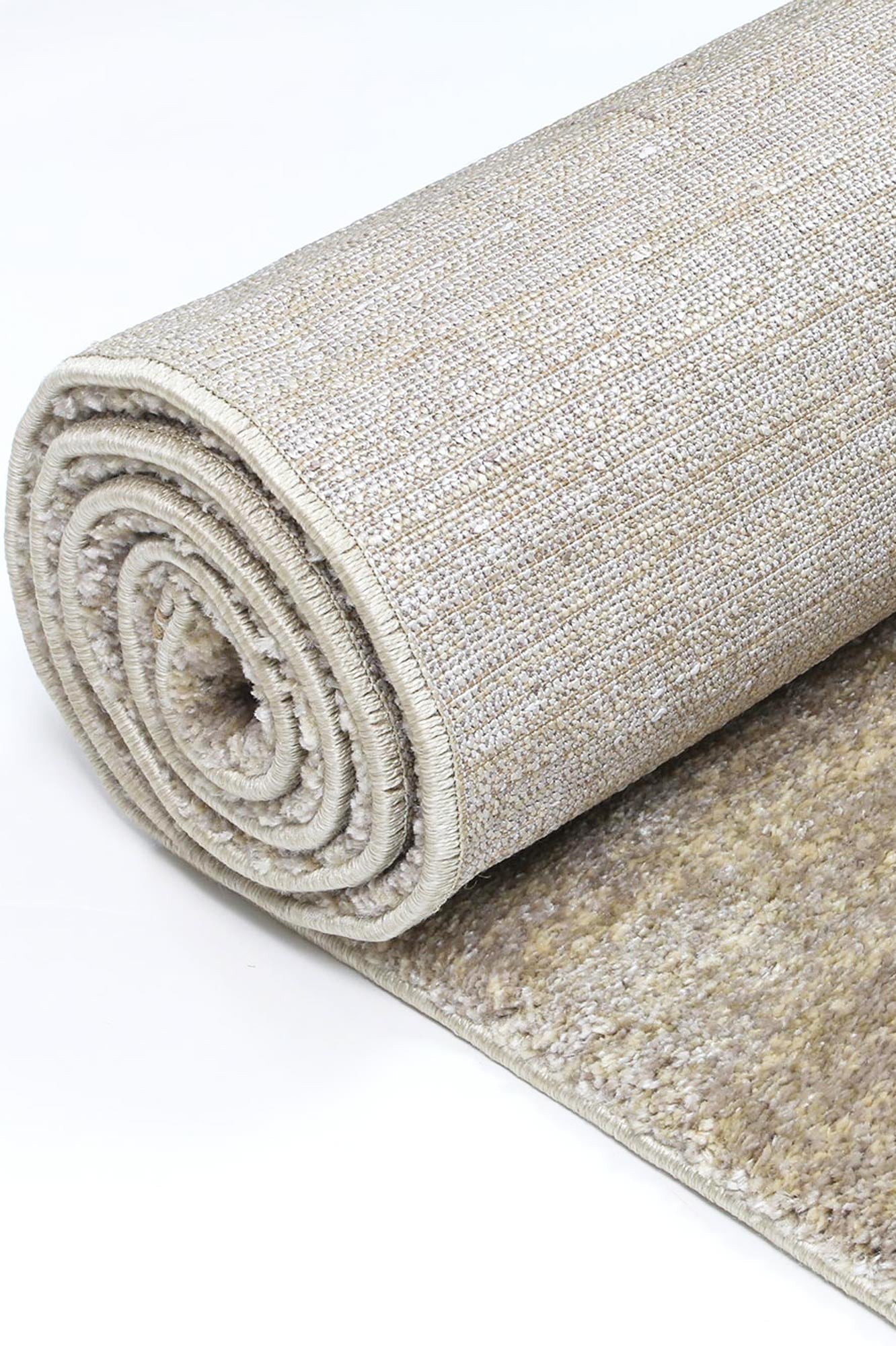 Zarin Solid Beige Modern Rug - Floorsome - PISA120BEIG - 