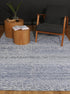 Zayna Cue Blue Wool Blend Rug - Floorsome - Rug - HARL160CUEBLUE - Rug