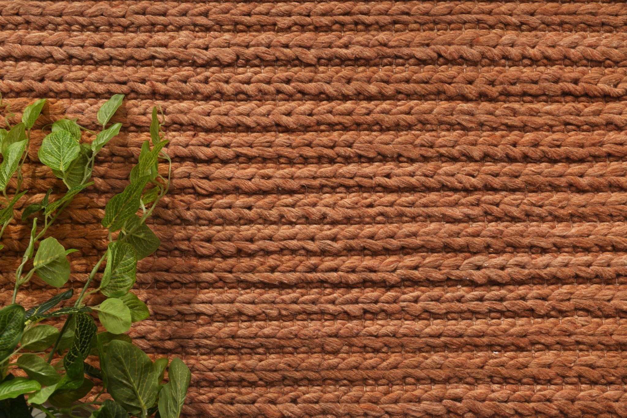 Zayna Cue Copper Wool Blend Rug - Floorsome - HARL160CUECOPP - 