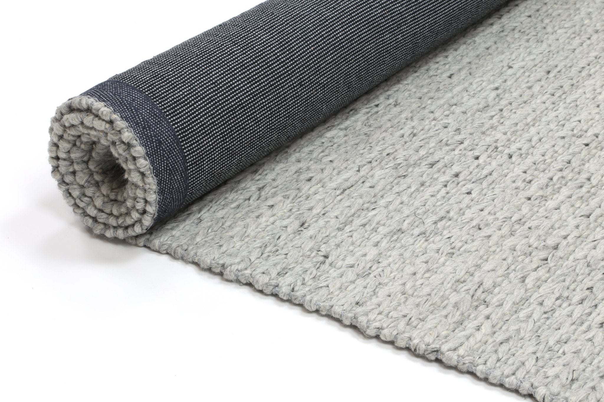 Zayna Cue Grey Wool Blend Rug - Floorsome - Rug - HARL160CUEGREY - Rug