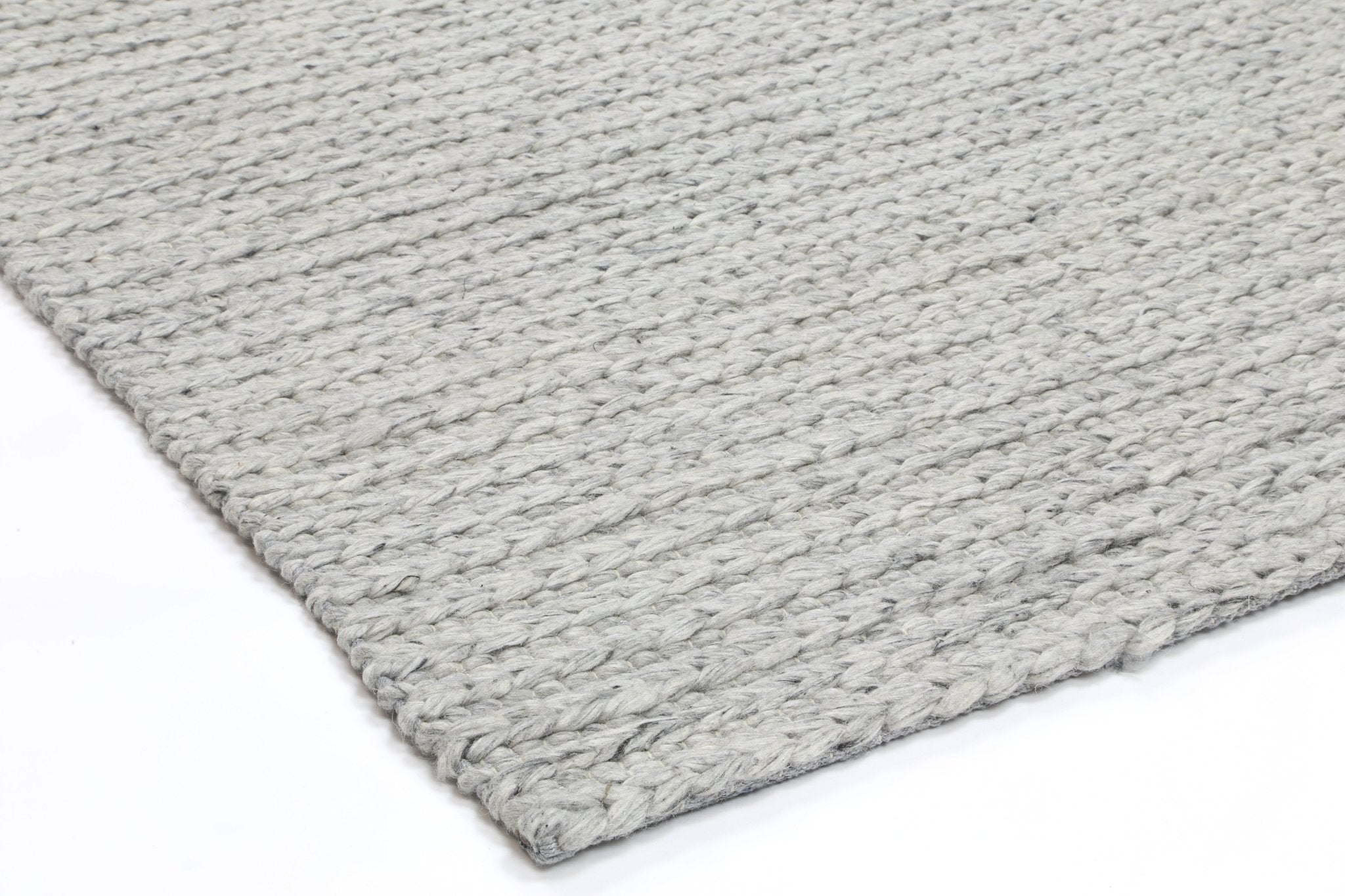 Zayna Cue Grey Wool Blend Rug - Floorsome - Rug - HARL160CUEGREY - Rug