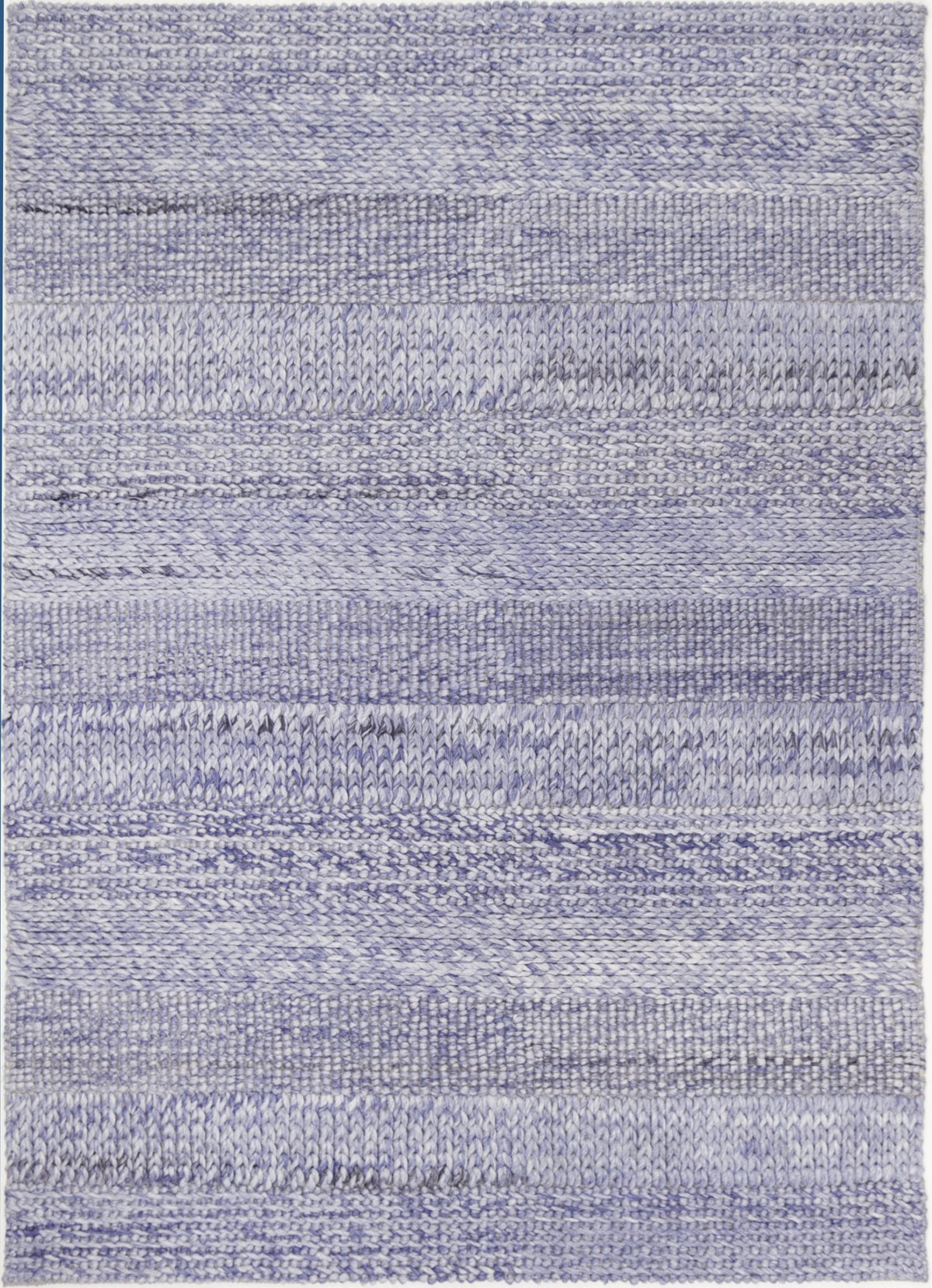 Zayna Grace Blue Wool Blend Rug - Floorsome