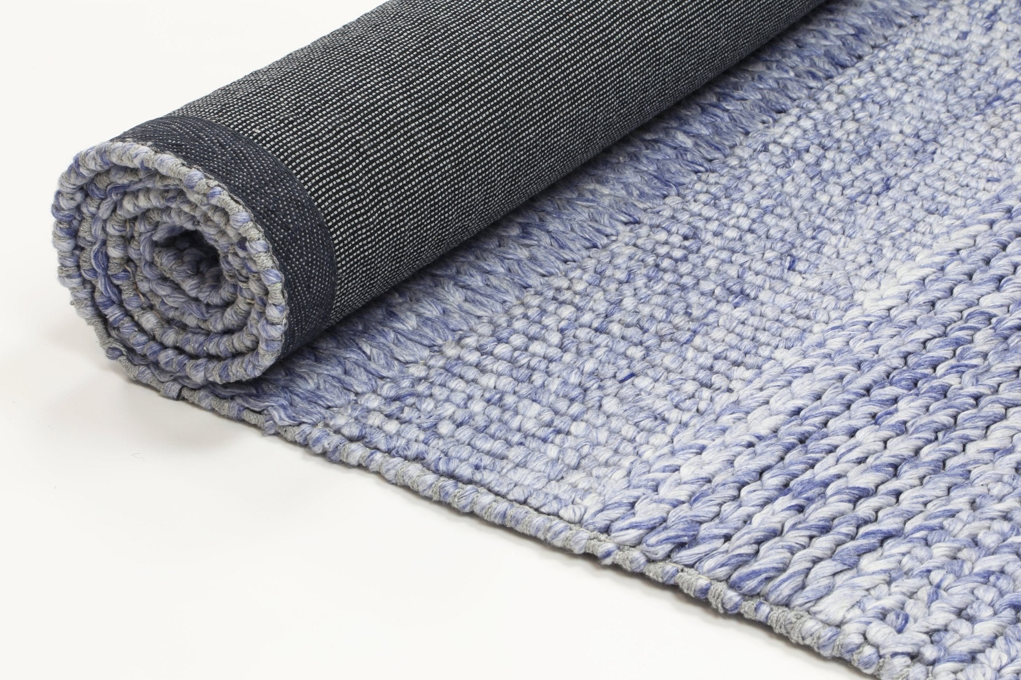 Zayna Grace Blue Wool Blend Rug - Floorsome - Rug - HARL160GRACBLUE - Rug