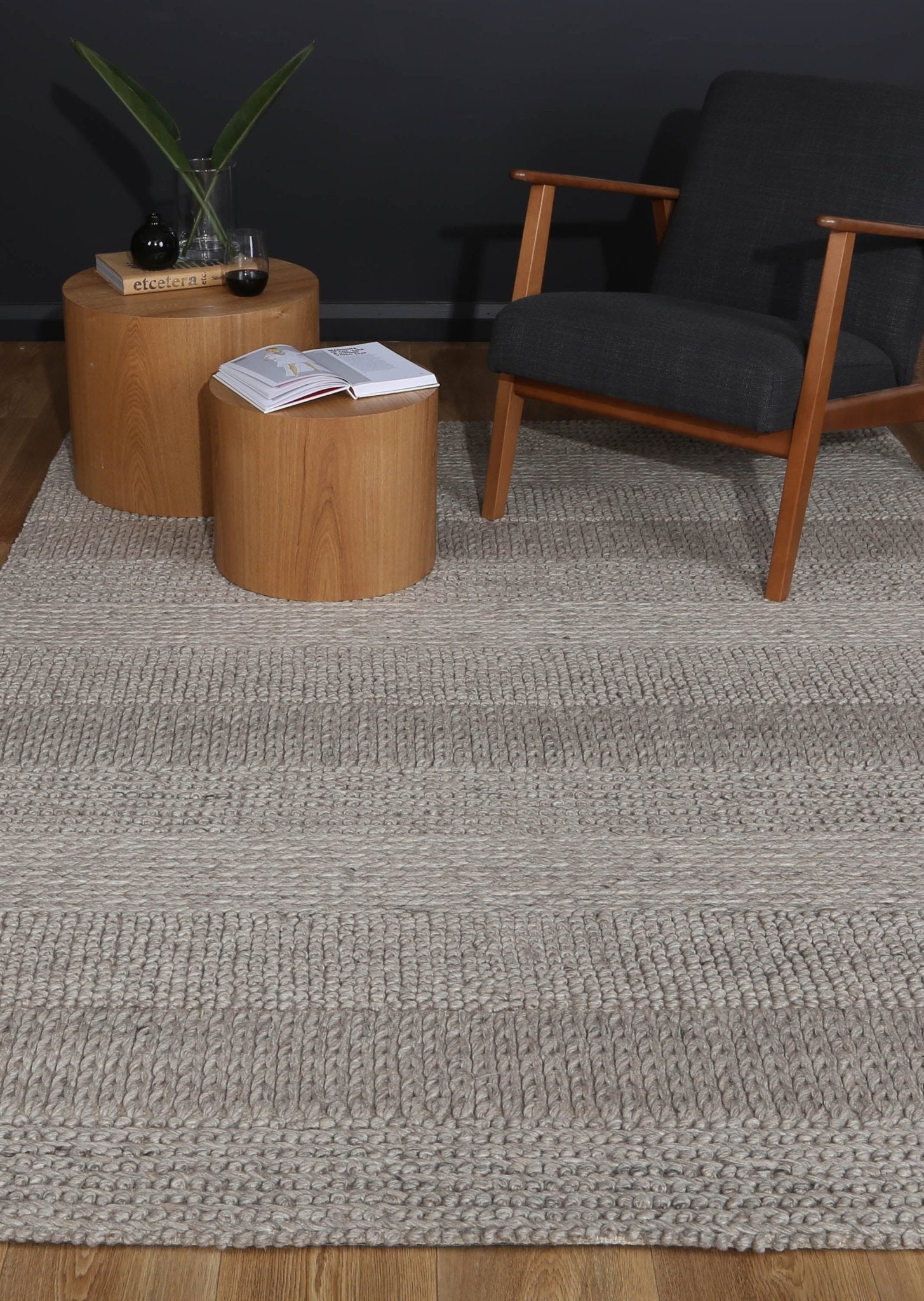 Zayna Grace Camel Wool Blend Rug - Floorsome - Rug - HARL160GRACCAME - Rug