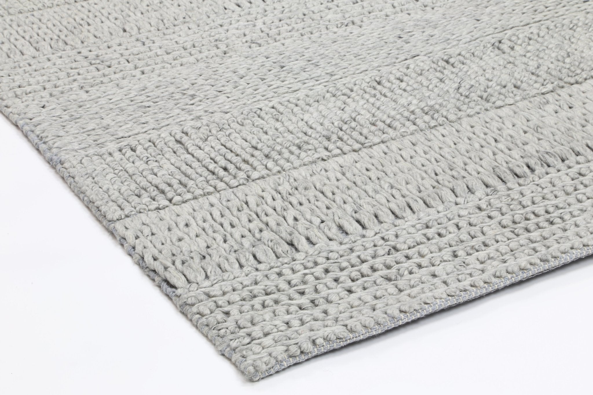 Zayna Grace Grey Wool Blend Rug - Floorsome - Rug - HARL160GRACGREY - Rug