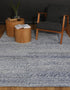 Zayna Loopy Blue Wool Blend Rug - Floorsome - Rug - HARL160LOOPBLUE - Rug