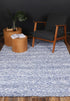 Zayna Ringlets Blue Wool Blend Rug - Floorsome - Rug - HARL160RINGBLUE - Rug