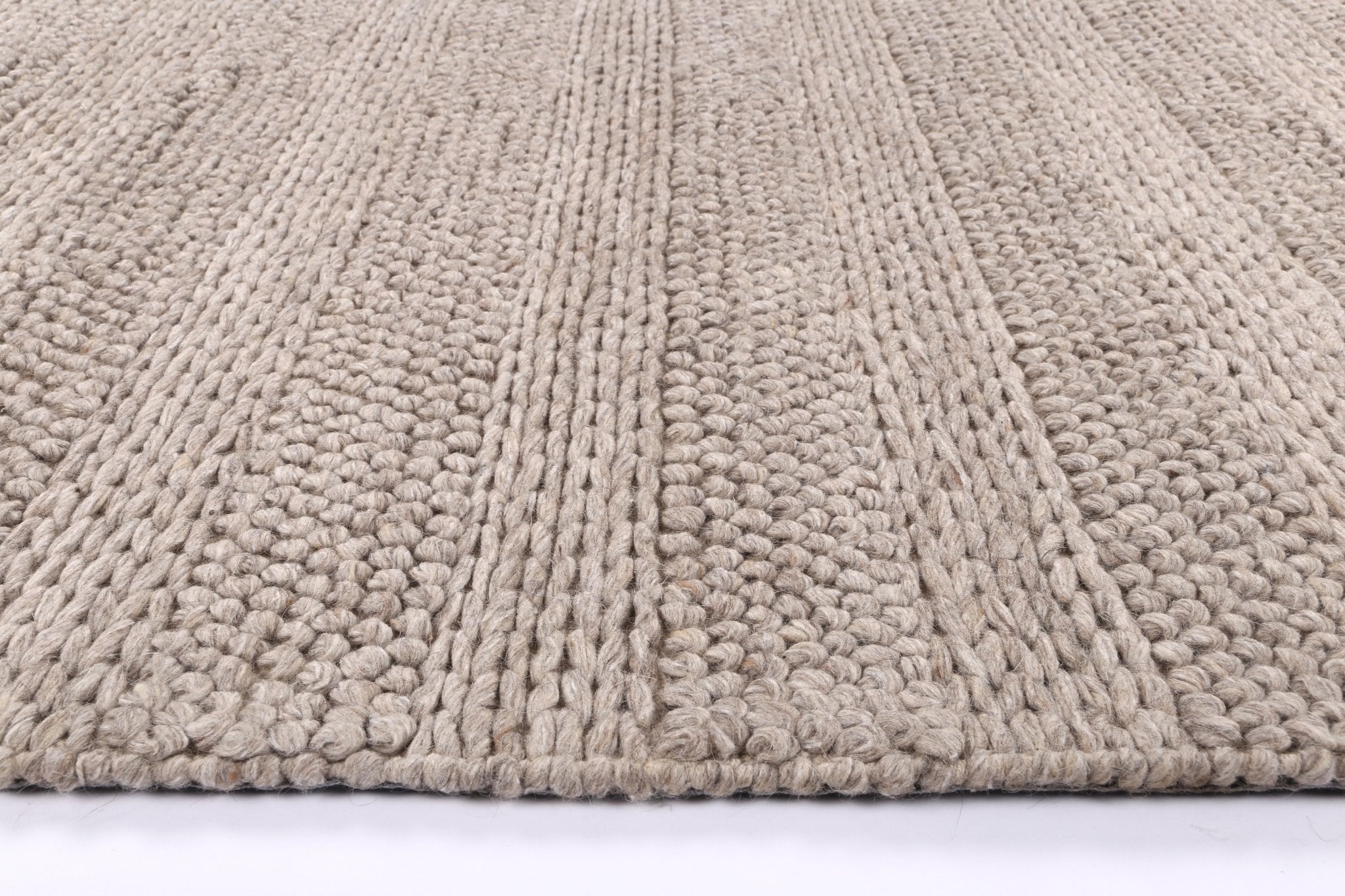 Zayna Ringlets Camel Wool Blend Rug - Floorsome - Rug - HARL160RINGCAME - Rug