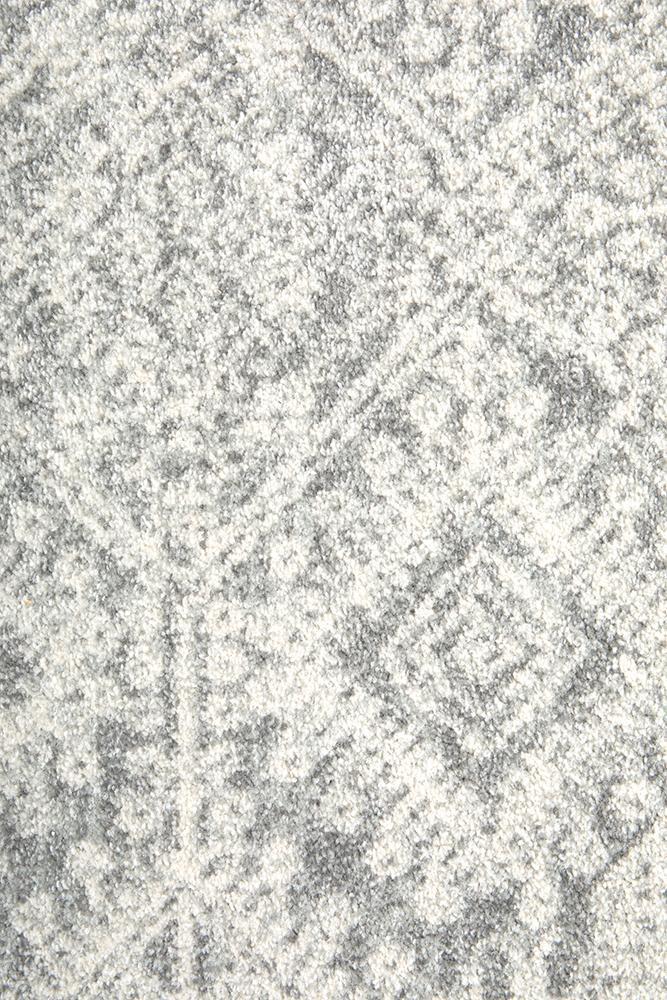 Zelda Silver Grey Round Rug - Floorsome - Modern - MIR - 351 - SIL - 150X150 - Modern