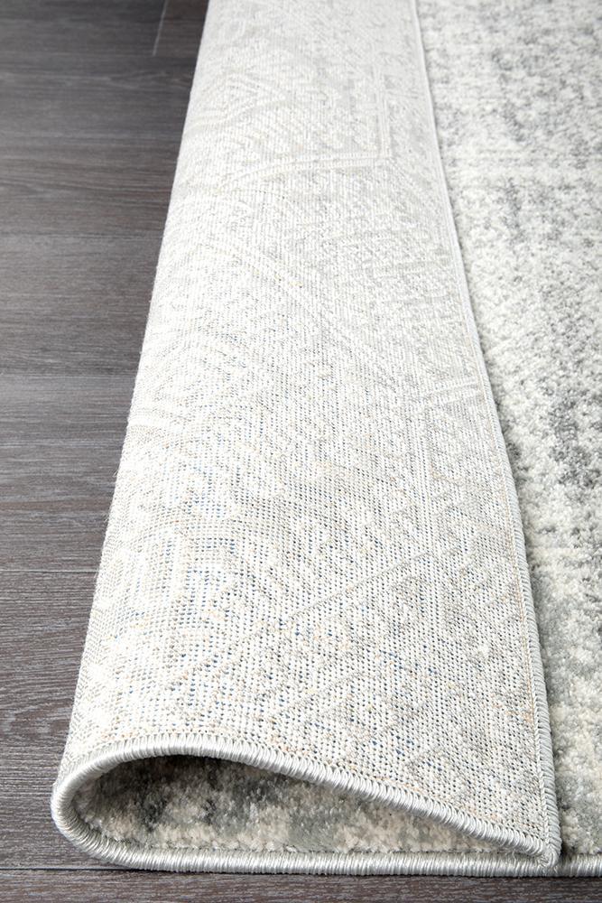Zelda Silver Grey Runner Rug - Floorsome - Modern - MIR - 351 - SIL - 300X80 - Modern