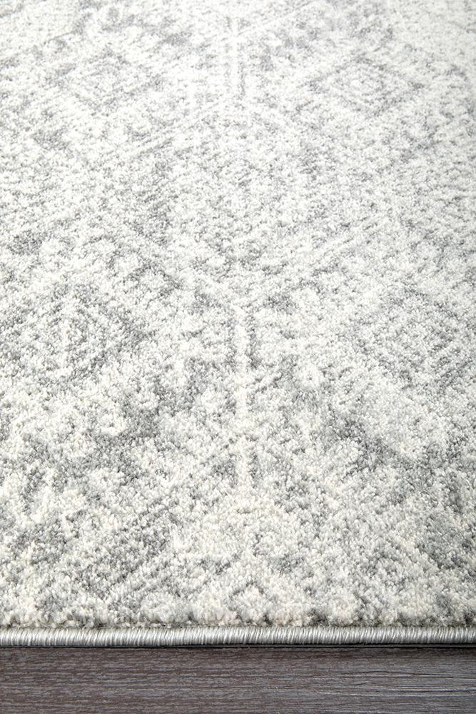 Zelda Silver Grey Runner Rug - Floorsome - Modern - MIR - 351 - SIL - 300X80 - Modern